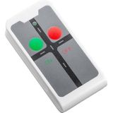 2-voudige Tuincontactdoos met Afstandsbediening 2m Zwart