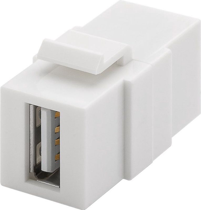 Goobay - Keystone Module USB - USB 2.0 - Voor Keystone Patchpanelen