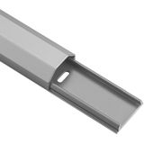 Goobay aluminium kabelgoot - 110 x 3,3 cm / grijs