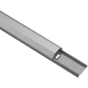 Goobay aluminium kabelgoot - 110 x 3,3 cm / grijs