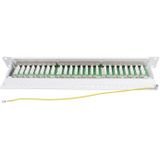 Cat6a Patchpaneel - Afgeschermd - 24 Poorten - Grijs - 1U