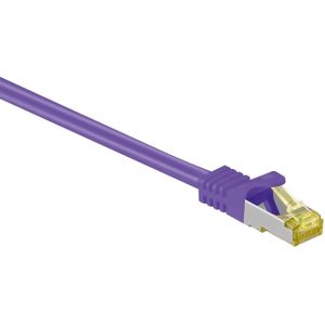 S/FTP CAT7 10 Gigabit Netwerkkabel - CU - 7,5 meter - Paars