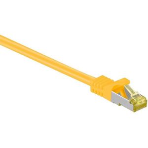 S/FTP CAT7 10 Gigabit netwerkkabel / geel - LSZH - 15 meter