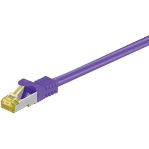 S/FTP CAT7 10 Gigabit Netwerkkabel - CU - 20 meter - Paars