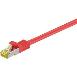 S/FTP CAT7 10 Gigabit Netwerkkabel - CU - 25 meter - Rood