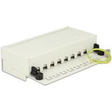 Patch Panel - 1U - 8 Poorten - Afgeschermd - CAT6