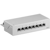 Patch Panel - 1U - 8 Poorten - Afgeschermd - CAT6
