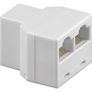 ISDN Splitter 1x RJ45 (v) - 2x RJ45 (v) (8P8C) / Wit