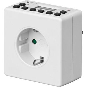 Goobay compacte tijdschakelklok - digitaal (10 programma's per week) - voor binnen / wit