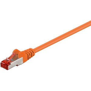 CAT 6 Patchkabel, S FTP (PiMF), orange
