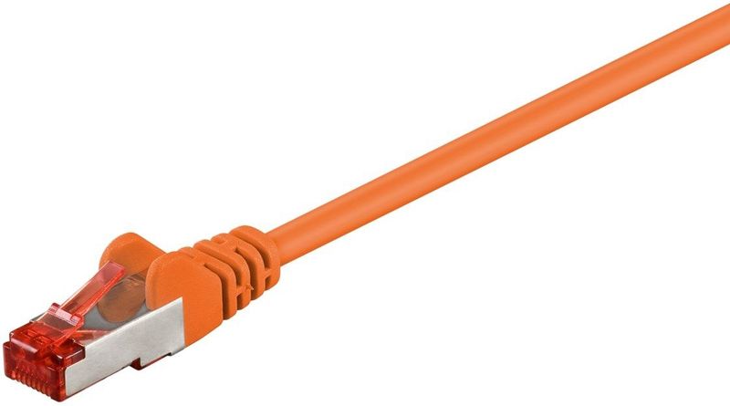CAT 6 Patchkabel, S FTP (PiMF), orange