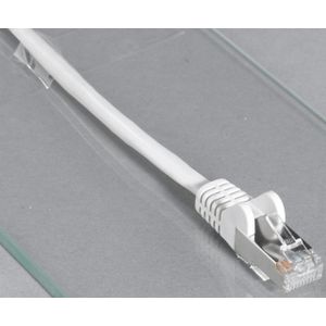 goobay RJ-45 Netzwerkkabel 20,0 m weiß bis zu 1,00 Gbit/Sek. bis zu 100 MHz, 1 St.