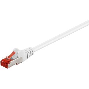 CAT 6 Patchkabel, S FTP (PiMF), wei&#223;