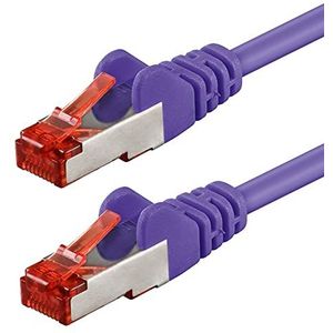 S/FTP CAT6 Gigabit netwerkkabel / paars - LSZH - 3 meter