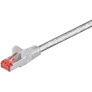 S/FTP CAT6 Gigabit netwerkkabel / transparant - LSZH - 1 meter