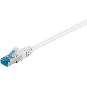 S/FTP CAT6a 10 Gigabit netwerkkabel / wit - LSZH - 3 meter
