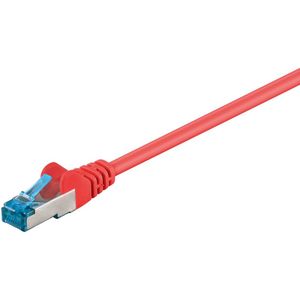 CAT 6A Patchkabel, S FTP (PiMF), rot