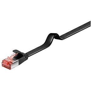 CAT 6 Flach-Patchkabel, U FTP, schwarz