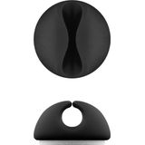 Goobay Kabel clips - 5 stuks / rood