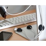 Goobay Kabel clips - 5 stuks / rood