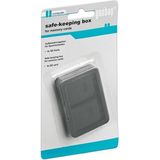 Opbergbox - Voor 4 SD Kaarten - Transparant - Compact