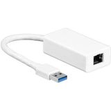Goobay netwerkadapter (USB 3.0, RJ45 Gigabit Ethernet (1x)), Netwerkadapter, Wit