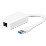 Goobay - Netwerkadapter - Wit - USB 3.0 - RJ45 Gigabit Ethernet