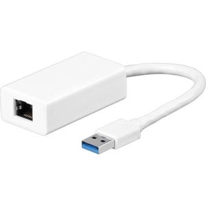 Goobay - Netwerkadapter - Wit - USB 3.0 - RJ45 Gigabit Ethernet