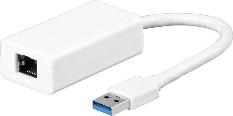 Goobay - Netwerkadapter - Wit - USB 3.0 - RJ45 Gigabit Ethernet