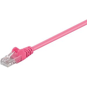 Netwerkkabel | Cat5e U/UTP | 1.5 meter (Roze)