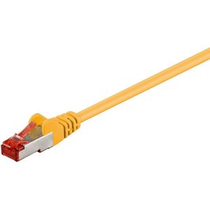 Netwerkkabel | Cat6 S/FTP | 1.5 meter (100% koper, LSZH, Geel)