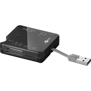 Goobay USB Cardreader all-in-one met USB-A connector en 7 kaartsleuven - USB2.0
