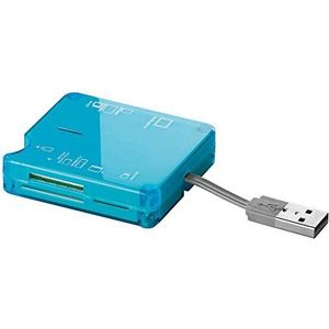 Goobay All in 1 externe kaartlezer USB 2.0 blauw