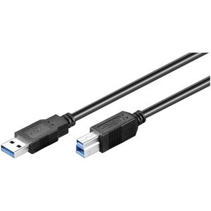Pro USB-A <-> USB-B 3.0 - 0.25m - Schwarz