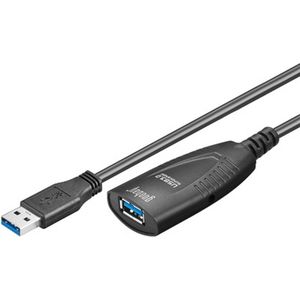 Goobay - USB 3.0 Verlengkabel - Zwart - 5 Meter