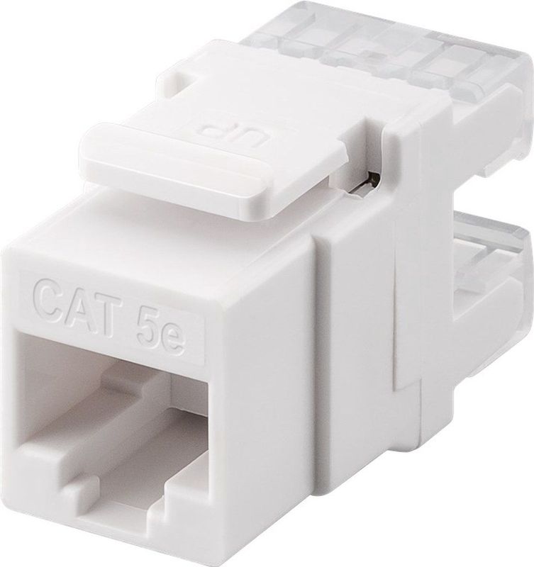 Keystone - RJ45 - Cat5e U/UTP - Verguld