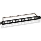 Goobay - 95743 - Patchpaneel - Zwart - 1U - 24 Poorten - STP