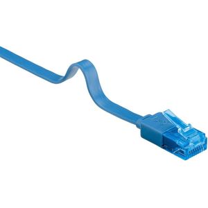 Wentronic CAT6A Netwerkkabel - RJ45 - Blauw - 5 m