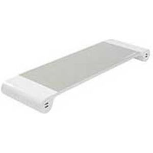 TERRATEC Spacebar zilver wit Monitor-houder 4*USB ALU