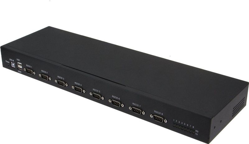 RealPower - RPS19-RS232 - Server Zub - 1HE - Rackoplossing - RS-232 - USB 2.0