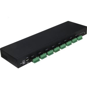 RealPower 284515 19 inch Inhouwverdeler 1 HE Zwart