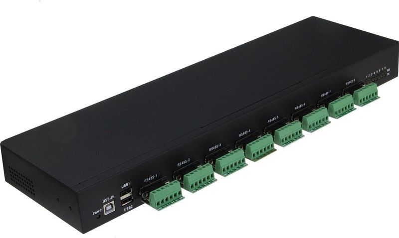 RealPower 284515 19 inch Inhouwverdeler 1 HE Zwart