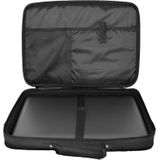 ultron Case Plus schoudertas voor notebooks tot 17 inch (17 inch), zwart