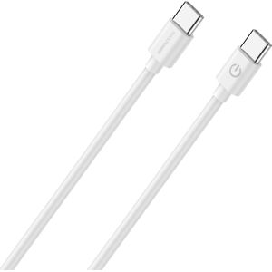RealPower - USB C - USB-kabel - Wit - 2 m, USB 2.0, 17.58 W