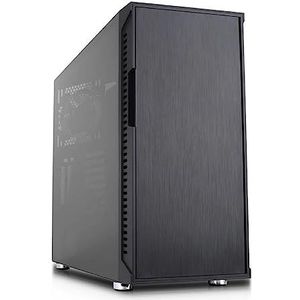 Nanoxia - Go Deep Silence 8 Pro - PC-behuizing - Zwart - USB 3.1, mATX/ATX, 3 modulaire HDD-cages