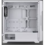 Nanoxia - Go MIDI DS-9 - PC-behuizing - Wit - TG-Mesh, Ondersteunt ATX, EATX, micro ATX, Mini-ITX