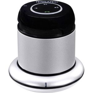 TERRATEC RMS 2W, Bluetooth 2.1+EDR, Integrated microfoon, AUX In, Micro USB, Lithium Polymer, Argent