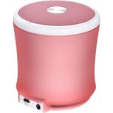 TERRATEC CONCERT BT Neo xs Bluetooth-luidspreker, fantastisch geluid, enorme bas, tot 4 uur draadloze muziek, AUX-IN, voor iPhone, Samsung (roze)