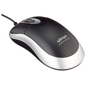 Ultron - UM-100 - Basis Optische USB Muis - Zwart - 1,5 meter Snoer
