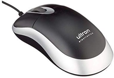 Ultron - UM-100 - Basis Optische USB Muis - Zwart - 1,5 meter Snoer